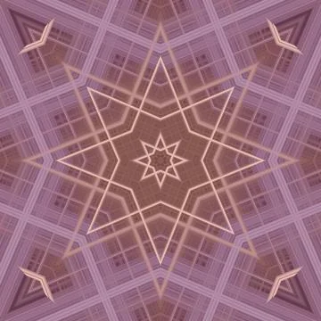 Star seamless pattern. Line pattern.  Kaleidoscopic background 스톡 사진