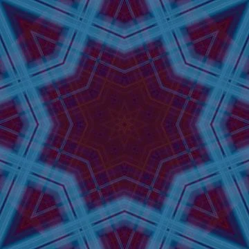Star seamless pattern. Line pattern.  Kaleidoscopic background Foto stock