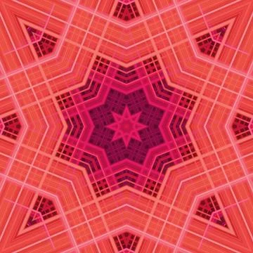 Star seamless pattern. Line pattern.  Kaleidoscopic background Stock Photos