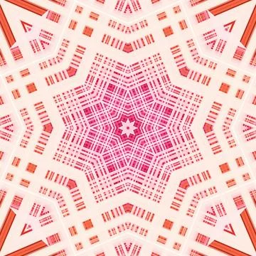 Star seamless pattern. Line pattern.  Kaleidoscopic background Stock Photos