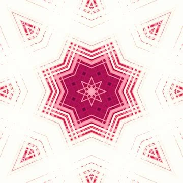 Star seamless pattern. Line pattern.  Kaleidoscopic background Foto stock