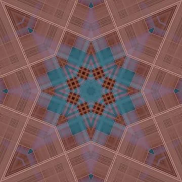 Star seamless pattern. Line pattern.  Kaleidoscopic background Stock Photos