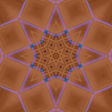 Star seamless pattern. Line pattern.  Kaleidoscopic background Stock Photos