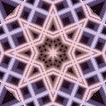 Star seamless pattern. Line pattern.  Kaleidoscopic background Foto stock
