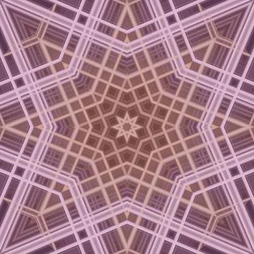 Star seamless pattern. Line pattern.  Kaleidoscopic background Foto stock