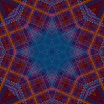 Star seamless pattern. Line pattern.  Kaleidoscopic background 스톡 사진
