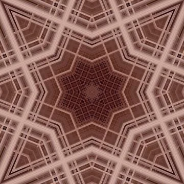 Star seamless pattern. Line pattern.  Kaleidoscopic background Stock Photos