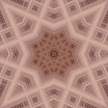 Star seamless pattern. Line pattern.  Kaleidoscopic background 写真素材