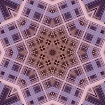 Star seamless pattern. Line pattern.  Kaleidoscopic background Foto stock