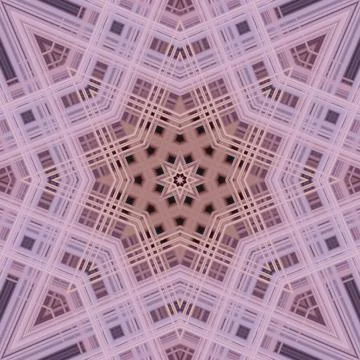 Star seamless pattern. Line pattern.  Kaleidoscopic background 스톡 사진
