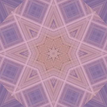 Star seamless pattern. Line pattern.  Kaleidoscopic background Foto stock