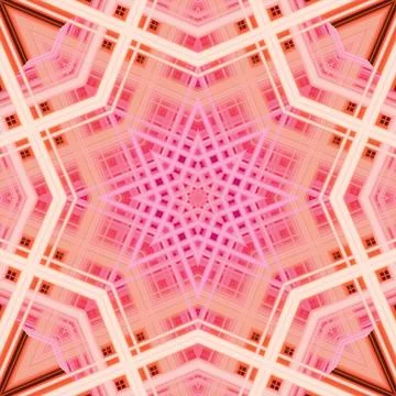 Star seamless pattern. Line pattern.  Kaleidoscopic background Stock Photos