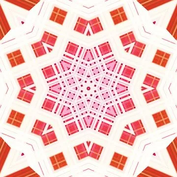 Star seamless pattern. Line pattern.  Kaleidoscopic background Foto stock