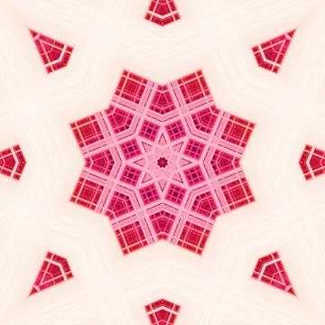 Star seamless pattern. Line pattern.  Kaleidoscopic background Foto stock