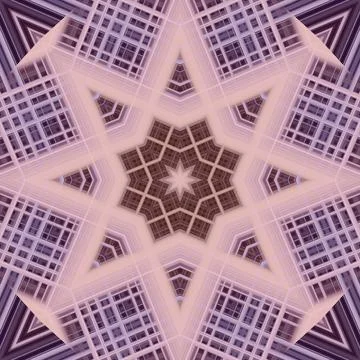 Star seamless pattern. Line pattern.  Kaleidoscopic background 스톡 사진