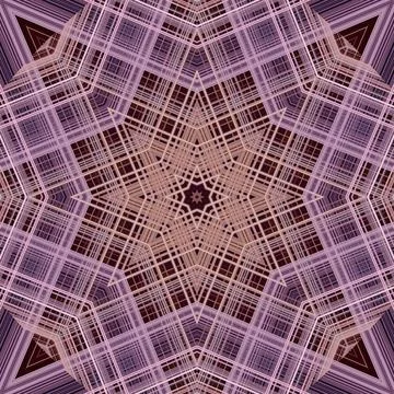 Star seamless pattern. Line pattern.  Kaleidoscopic background 写真素材