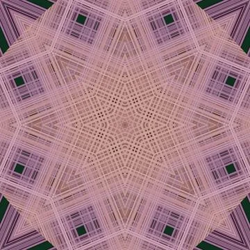 Star seamless pattern. Line pattern.  Kaleidoscopic background Stock Photos