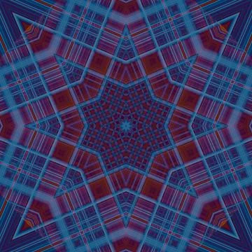Star seamless pattern. Line pattern.  Kaleidoscopic background 写真素材