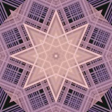 Star seamless pattern. Line pattern.  Kaleidoscopic background 写真素材