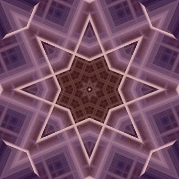 Star seamless pattern. Line pattern.  Kaleidoscopic background Stock Photos