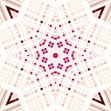 Star seamless pattern. Line pattern.  Kaleidoscopic background 스톡 사진