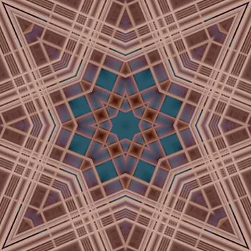 Star seamless pattern. Line pattern.  Kaleidoscopic background Foto stock