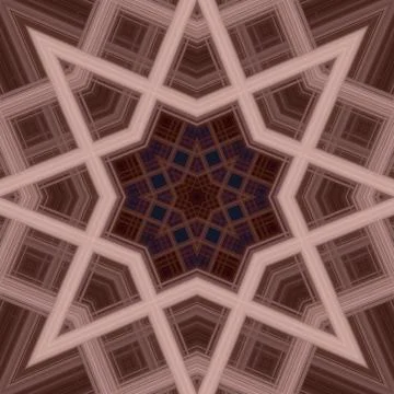 Star seamless pattern. Line pattern.  Kaleidoscopic background 스톡 사진