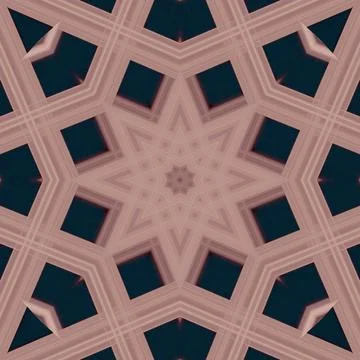 Star seamless pattern. Line pattern.  Kaleidoscopic background 스톡 사진