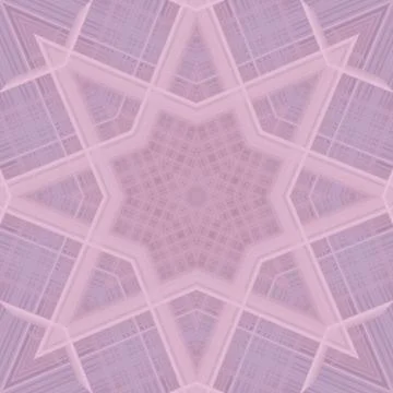 Star seamless pattern. Line pattern.  Kaleidoscopic background Foto stock