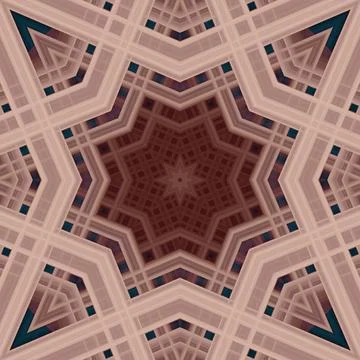 Star seamless pattern. Line pattern.  Kaleidoscopic background 스톡 사진