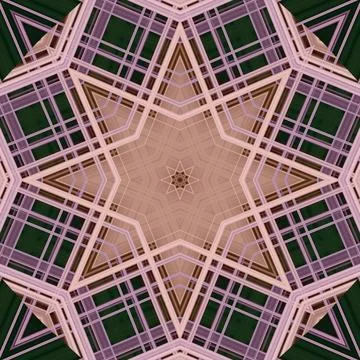 Star seamless pattern. Line pattern.  Kaleidoscopic background Foto stock