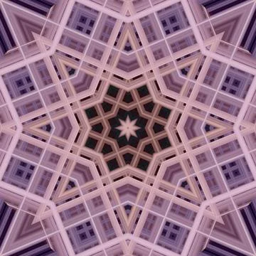 Star seamless pattern. Line pattern.  Kaleidoscopic background Foto stock