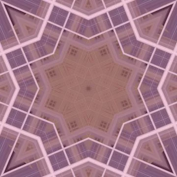 Star seamless pattern. Line pattern.  Kaleidoscopic background Stock Photos