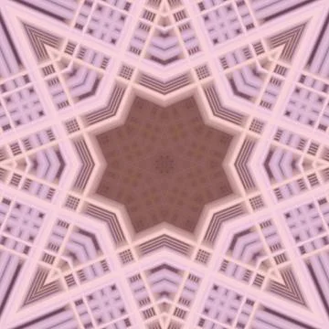 Star seamless pattern. Line pattern.  Kaleidoscopic background 写真素材