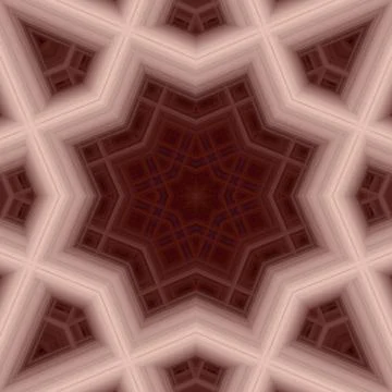 Star seamless pattern. Line pattern.  Kaleidoscopic background Foto stock