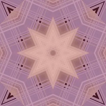 Star seamless pattern. Line pattern.  Kaleidoscopic background Stock Photos