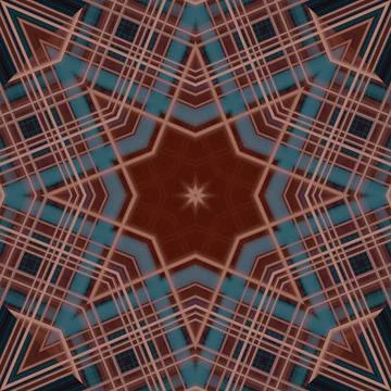 Star seamless pattern. Line pattern.  Kaleidoscopic background 스톡 사진
