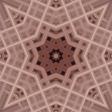 Star seamless pattern. Line pattern.  Kaleidoscopic background 스톡 사진