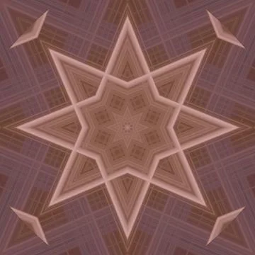 Star seamless pattern. Line pattern.  Kaleidoscopic background Stock Photos