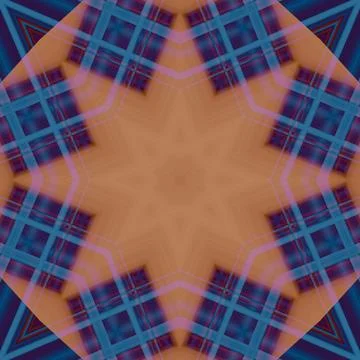 Star seamless pattern. Line pattern.  Kaleidoscopic background 스톡 사진