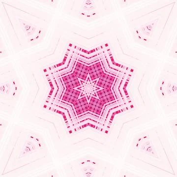 Star seamless pattern. Line pattern.  Kaleidoscopic background Foto stock