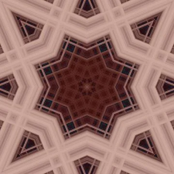 Star seamless pattern. Line pattern.  Kaleidoscopic background 스톡 사진