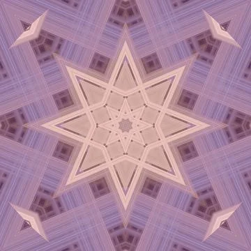 Star seamless pattern. Line pattern.  Kaleidoscopic background Foto stock