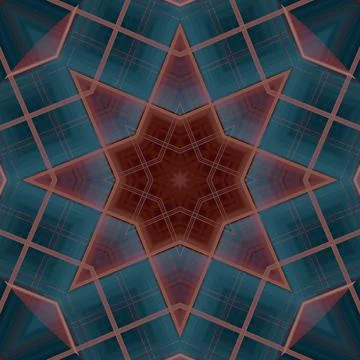 Star seamless pattern. Line pattern.  Kaleidoscopic background Stock Photos