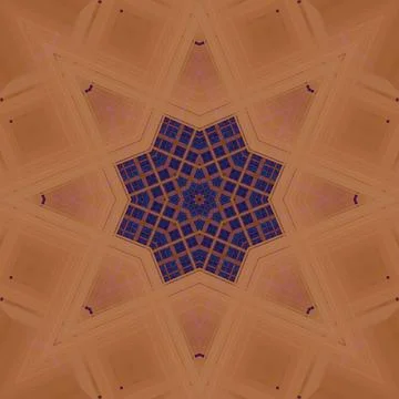 Star seamless pattern. Line pattern.  Kaleidoscopic background Foto stock