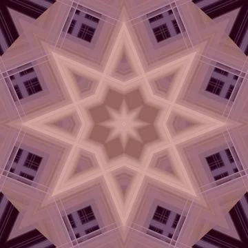 Star seamless pattern. Line pattern.  Kaleidoscopic background Stock Photos