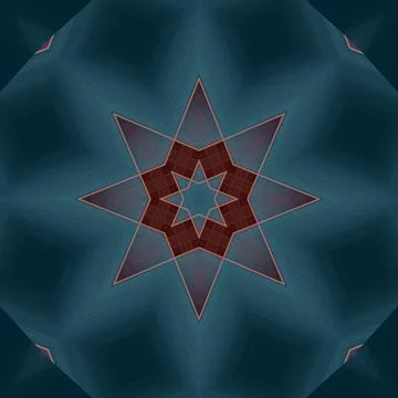 Star seamless pattern. Line pattern.  Kaleidoscopic background Stock Photos