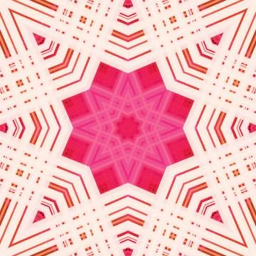 Star seamless pattern. Line pattern.  Kaleidoscopic background Stock Photos