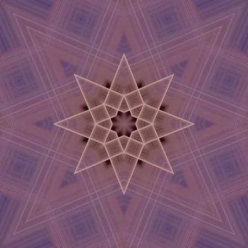 Star seamless pattern. Line pattern.  Kaleidoscopic background Stock Photos