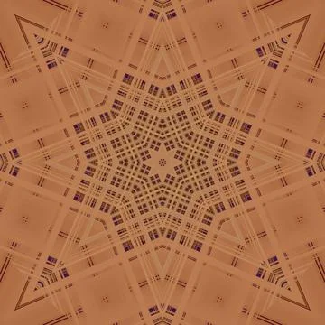 Star seamless pattern. Line pattern.  Kaleidoscopic background Stock Photos